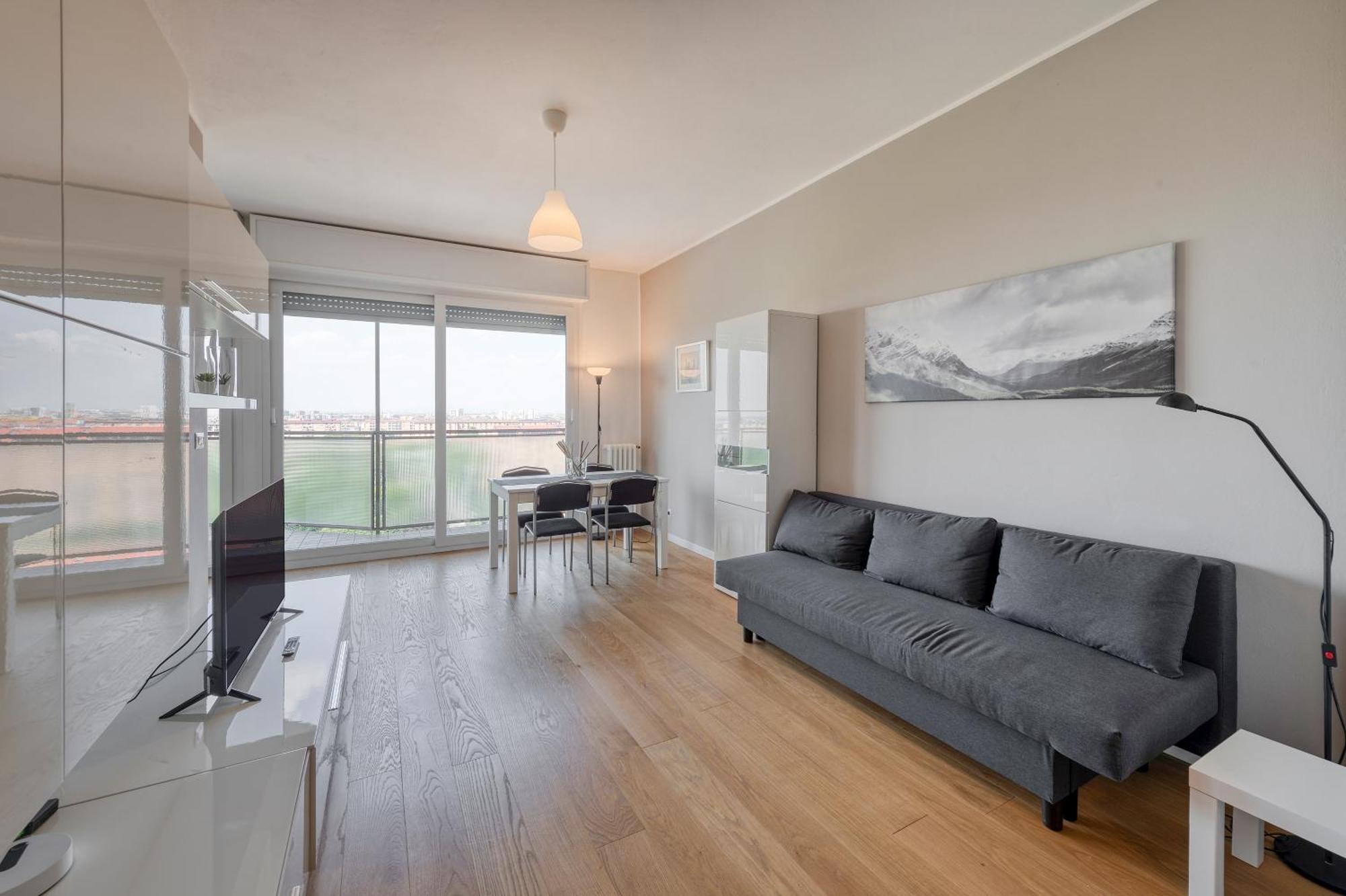 Omodeo, 19 - Ampio E Panoramico Lägenhet Milano Exteriör bild